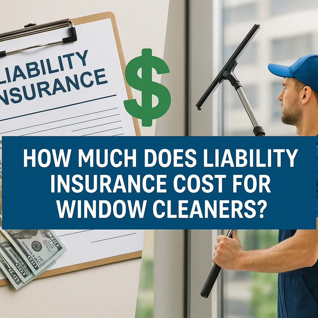 How Much Does Liability Insurance Cost for Window Cleaners?
