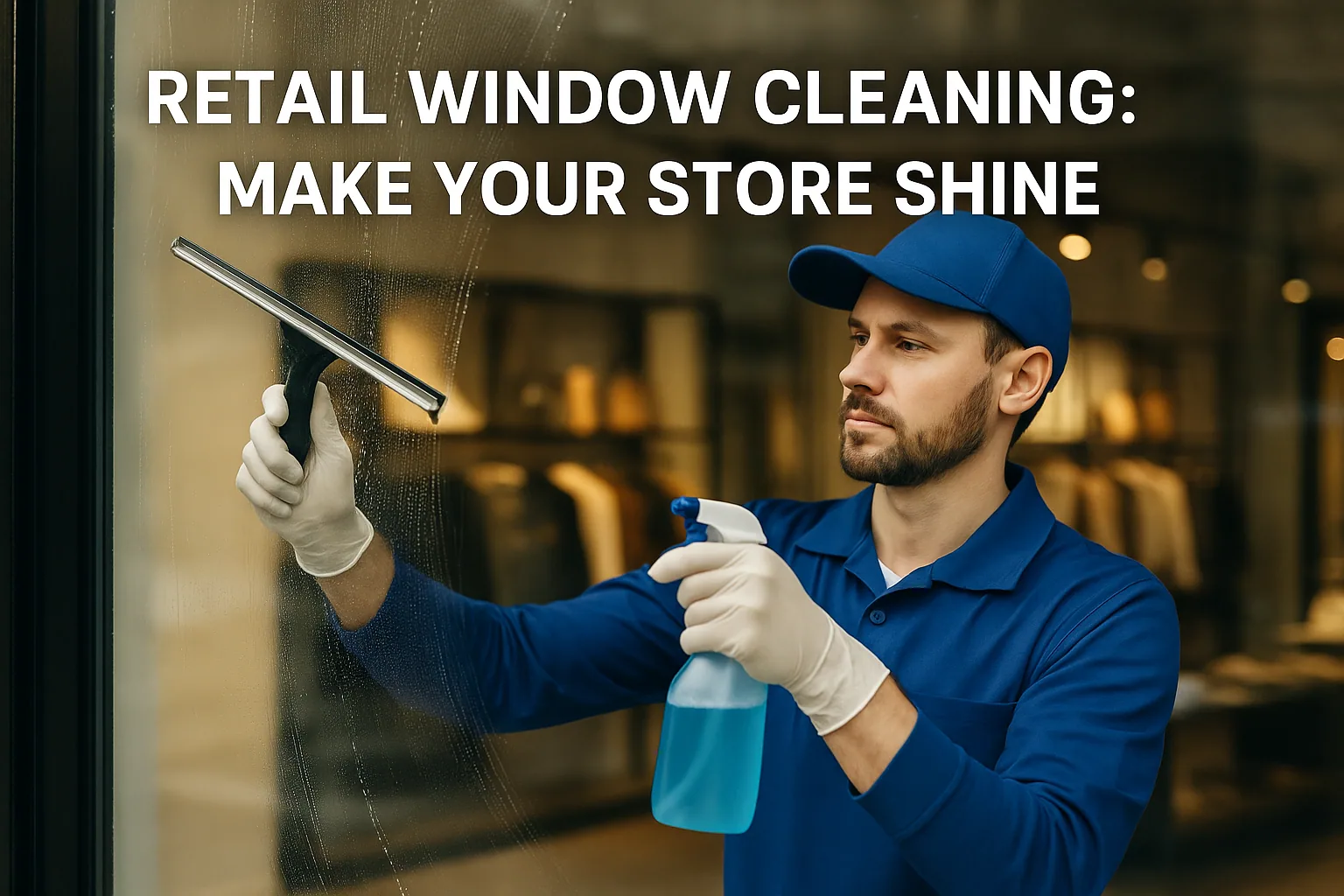 Retail Window Cleaning: Make Your Store Shine