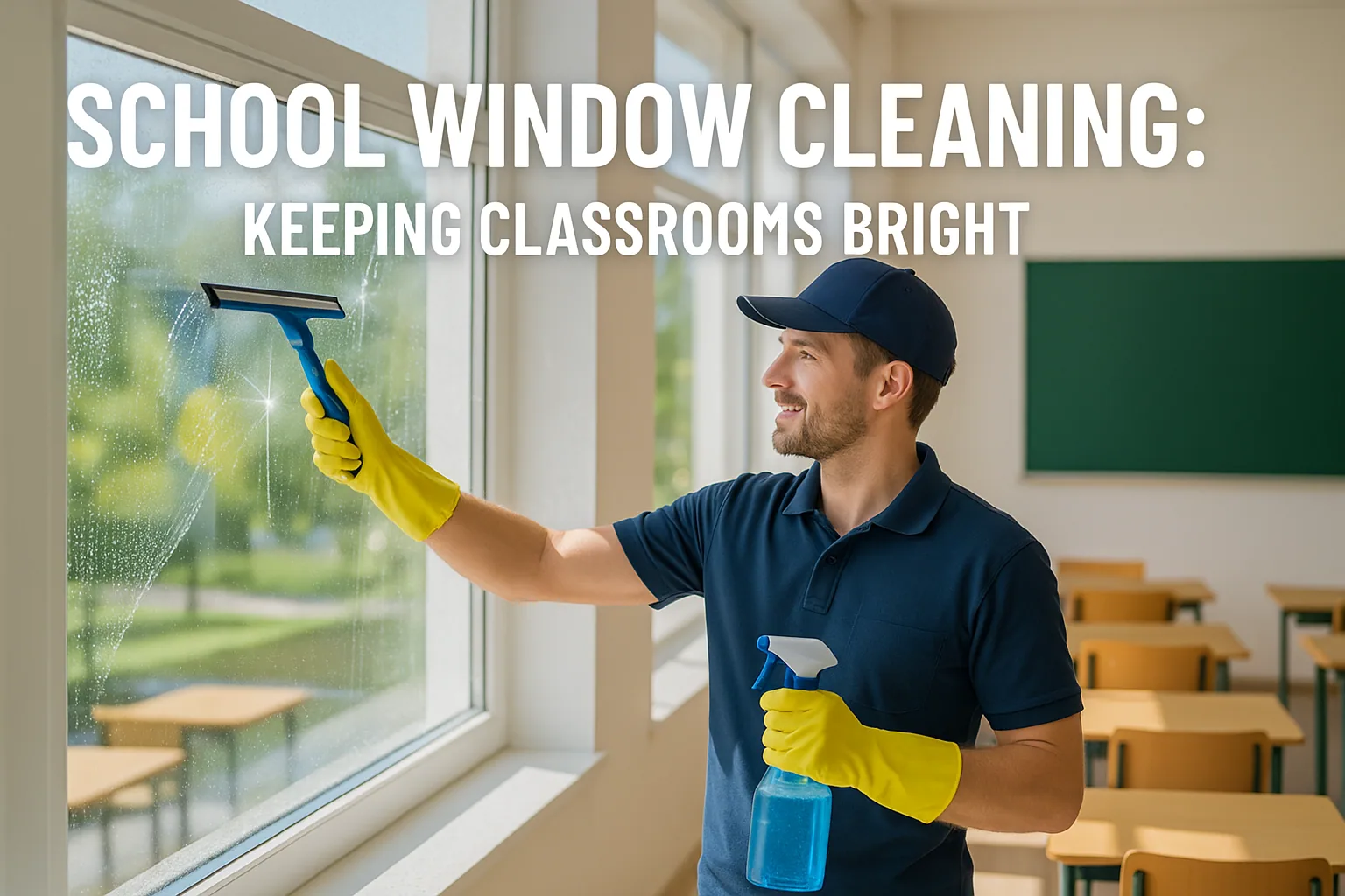 School Window Cleaning: Keeping Classrooms Bright